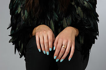 Rose Gold Or Rold Plated Feather Ring: Take Flight, 5 of 6