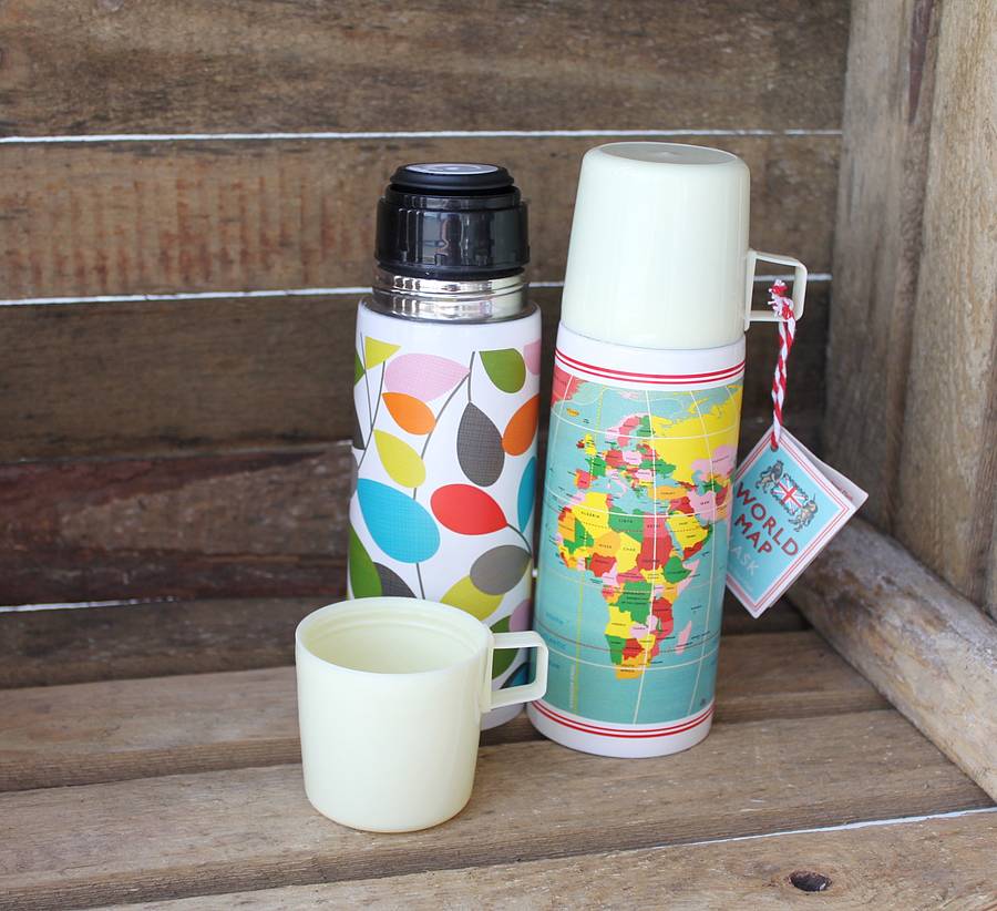 Retro Ivy Thermal Flask By Posh Totty Designs Interiors