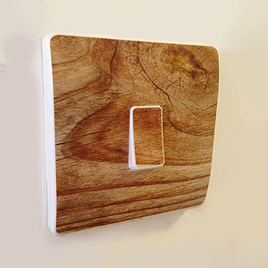 Wood Effect Light Switch Covers By Oakdene Designs Wood Effect Light Switch Covers By Oakdene Designs Notonthehighstreet