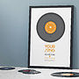 Personalised 'Our Song' Record Print, thumbnail 4 of 12