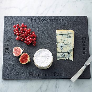 Personalised British Slate Cheese Board, 3 of 5