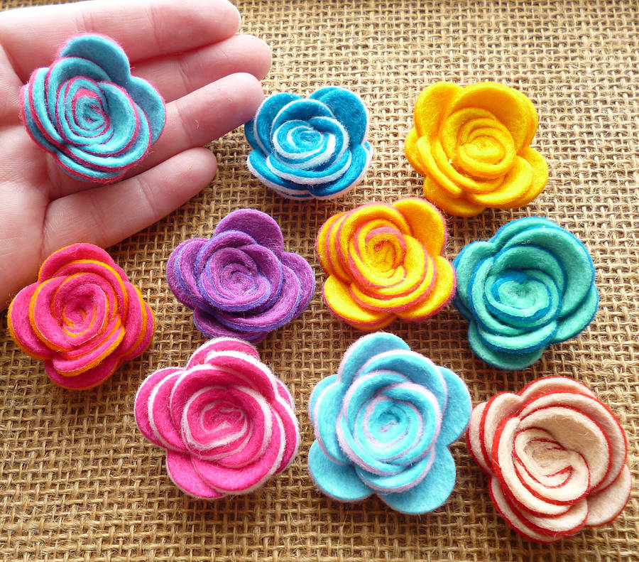 Pretty Flower Drawing Pins By Paper-and-string | Notonthehighstreet.com