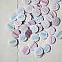 Pack Of 50 Wedding Favour Badges, thumbnail 3 of 11