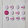 Pack Of 50 Wedding Favour Badges, thumbnail 11 of 11