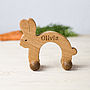 Personalised Wooden Bunny Rabbit, thumbnail 2 of 3