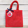 Personalised Jute Bag With Owl Key Ring, Teachers Gift, thumbnail 2 of 4