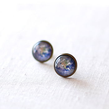 Planet Earth Earrings, 2 of 4