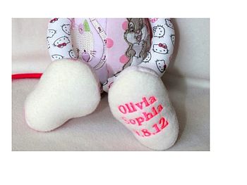 Personalised Baby Clothes Keepsake Cat, 4 of 4
