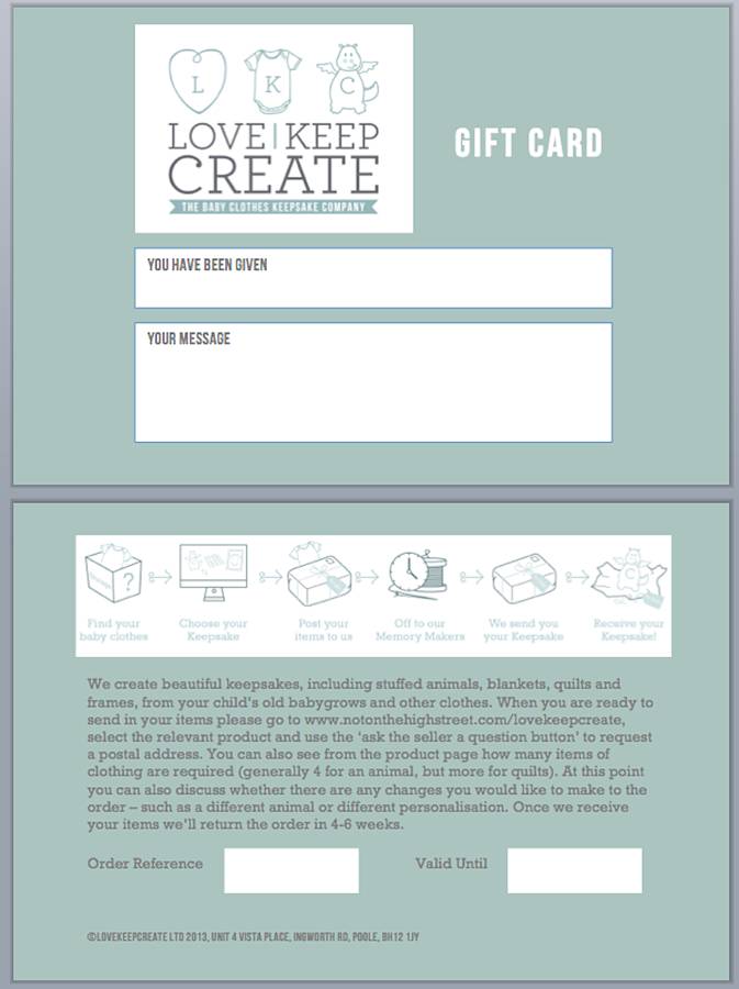 Personalised Baby Clothes Keepsake Elephant By LoveKeepCreate