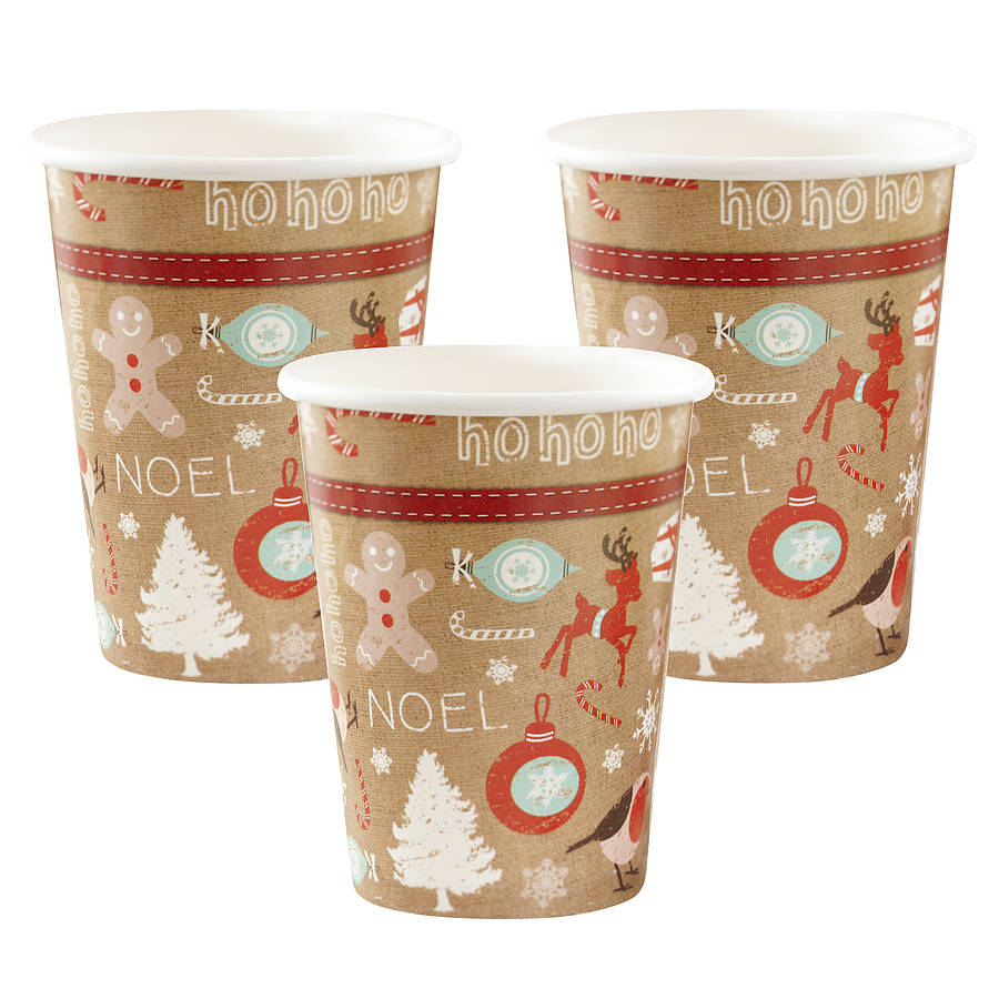 Christmas Paper Cups 