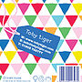 Happy Birthday Multicoloured Triangle Card, thumbnail 3 of 3
