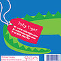 'Snappy Birthday' Crocodile Illustrated Birthday Card, thumbnail 3 of 3