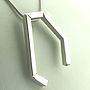 Geometric Handmade Silver Pendant, thumbnail 2 of 2