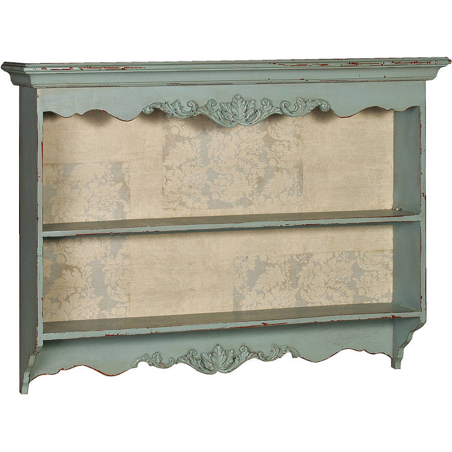 carved french kitchen wall shelf by the orchard