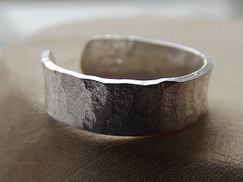 Sterling Silver Hammered Toe Ring, 6 of 8