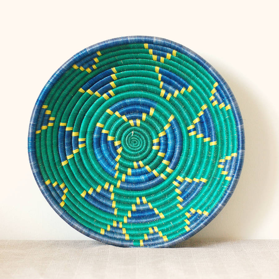 Earth Woven Fruit Bowl By Happy Piece