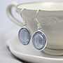 Murano Glass and Silver Oval Earrings, thumbnail 6 of 12