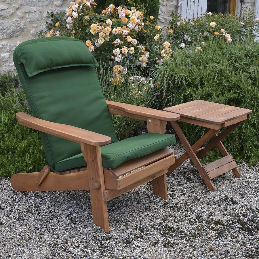 Adirondack Chair Luxury High Back Cushion By Plant Theatre