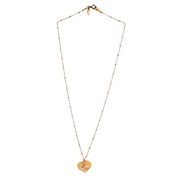 18ct Gold Vermeil Heart Necklace, Small Model, 3 of 12