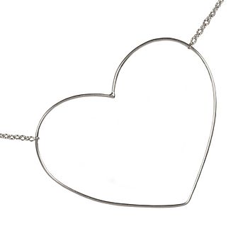 9ct White Gold 'Fil D'amour' Necklace, Large Model, 2 of 4