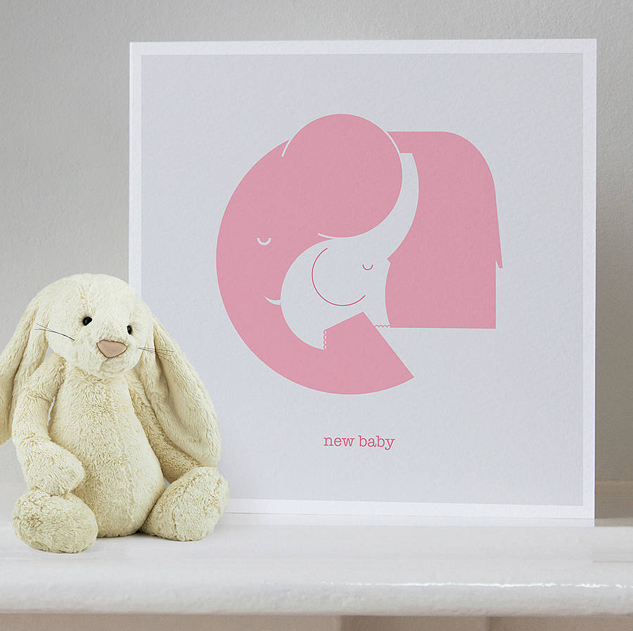 new baby card by ella and george | notonthehighstreet.com