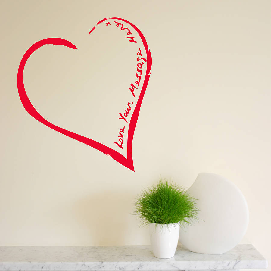 Your Heart On The Wall Sticker, 1 of 5