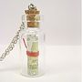 Personalised Map In A Bottle Pendant, thumbnail 5 of 8