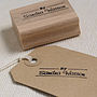 Personalised 'By…Name' Rubber Stamp, thumbnail 2 of 4