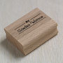 Personalised 'By…Name' Rubber Stamp, thumbnail 3 of 4