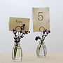 Set Of Four Bud Vase Name Card Holders, thumbnail 1 of 6