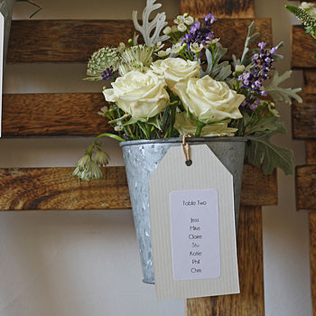 Wooden Wedding Table Plan, 5 of 7