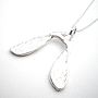 Silver Sycamore Pendant, thumbnail 3 of 5