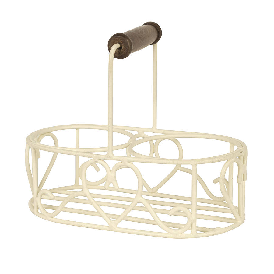 country cream jam pot holder by dibor