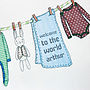 Personalised Welcome To The World Blue New Baby Print, thumbnail 8 of 12