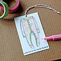 Personalised New Baby Pink Gift Tag, thumbnail 2 of 8