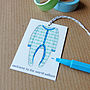Personalised New Baby Blue Gift Tag, thumbnail 3 of 9
