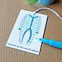 Personalised New Baby Blue Gift Tag, thumbnail 5 of 9