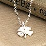 Lucky Clover Necklace In Silver Gold Or Rose Gold, thumbnail 6 of 12
