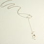 Silver And Precious Stone Necklace, thumbnail 1 of 2