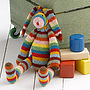 Striped Bunny Toy, thumbnail 4 of 4