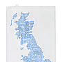 British Gastronomy Map Tea Towel, thumbnail 2 of 5