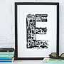 Best Of Edinburgh Graduation Print, thumbnail 1 of 5