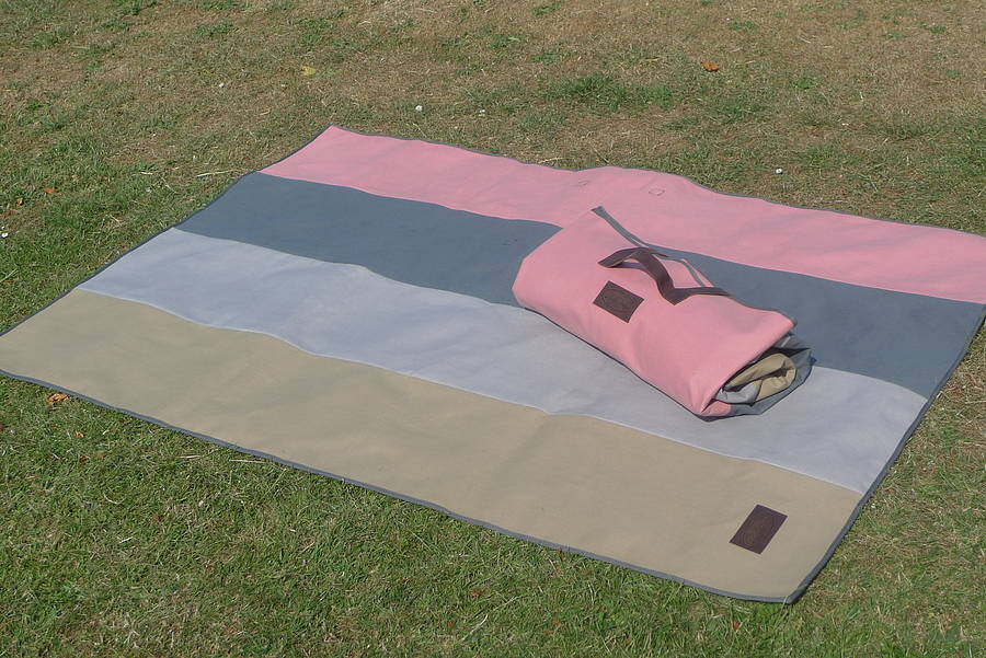 canvas picnic blanket
