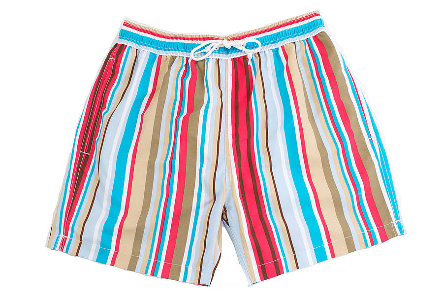 men's beach striped swim shorts by starblu luxury resortwear ...