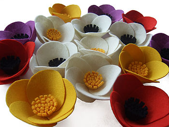 Poppy Corsage Cream And Yellow, 4 of 4