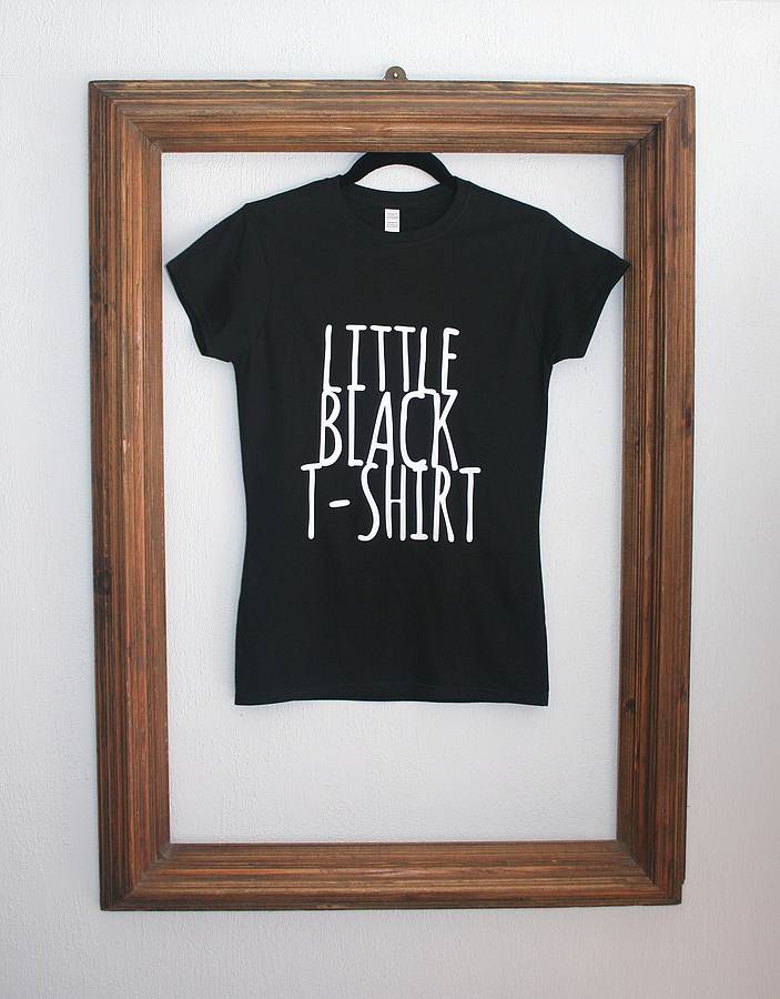 'Little Black T Shirt' Ladies Tee, 1 of 2