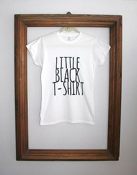 'Little Black T Shirt' Ladies Tee, 2 of 2