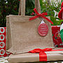 Personalised Christmas Gift Bag & Keyring, thumbnail 2 of 3