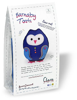 Barnaby Toots Owl Felt Sewing Kit, 4 of 4