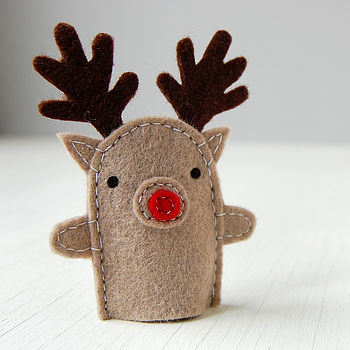 Make Your Own Christmas Finger Puppets Craft Kit, 4 of 9